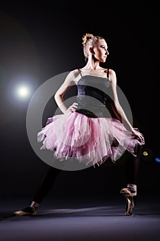 Ballerina dancing