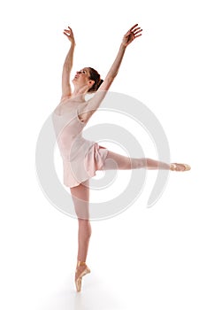 Ballerina performing