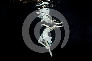 ballerina underwater