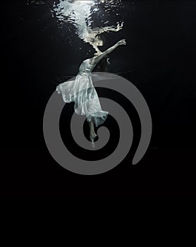 ballerina underwater