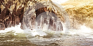 Ballestas island in Paracas in Peru