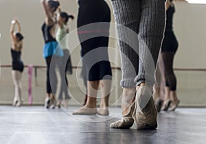 Ballet dance practice