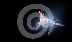 Ballet dancer in jump