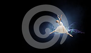 Ballet dancer in jump