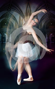 Ballet dancer in motion