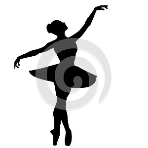 Ballet dancer silhouette by crafteroks