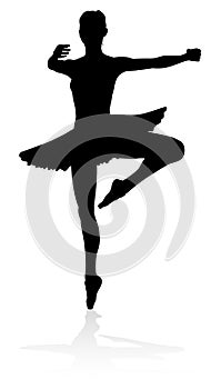 Dancing Ballet Dancer Silhouette