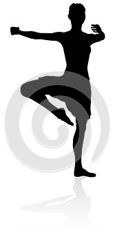 Dancing Ballet Dancer Silhouette