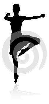 Dancing Ballet Dancer Silhouette