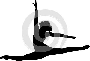 Ballet Jumping Dancer