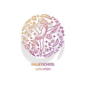 Ballet school logo