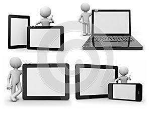 Ballhead with electronic media devices