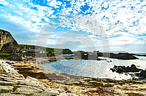 Ballintoy Harbor in Northern Ireland