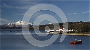 Balloch in winter scenery