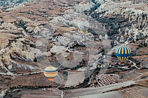 Ballons over Cappadocia.