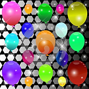 Balloon background.
