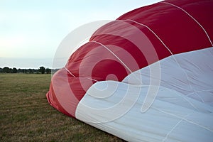 Balloon ball in a field