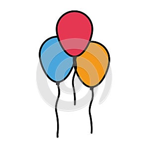 balloon of birthday design