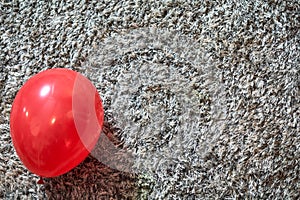 Balloon at carpet