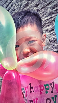 Balloon child