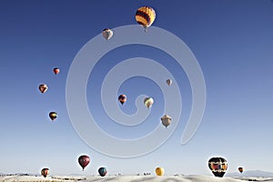 Balloon Fiesta on White Sands National Monument, September 19, 2