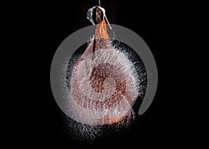 Balloon filled with water that explodes