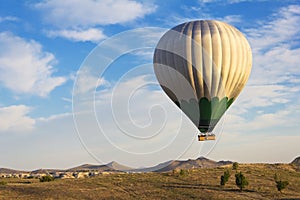 Balloon flying over Cappadocia, Turkey