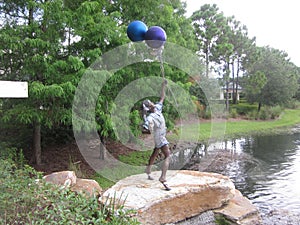 Balloon Girl Statue