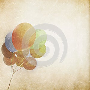 Balloon grunge background