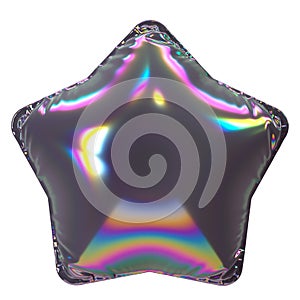 Balloon Holographic 3D Star