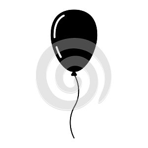 Balloon icon isolated