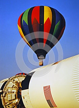 Balloon over NASA