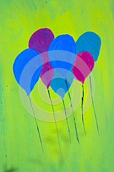 Balloon painting