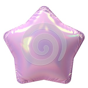 Balloon Pink 3D Star