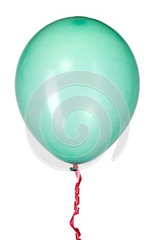 Balloon with red string for party decoration