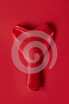 Balloon on a same colored background