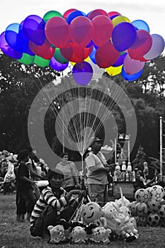 Balloon sellers