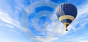 Balloon in the sky panorama