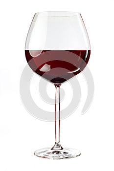 Balloon wineglass for rich red wines