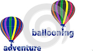 Ballooning sign photo