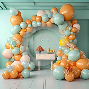 Balloons Backdrops, Photoshop Overlays, Birthday Backdrop, Photography Background, Studio Backdrops