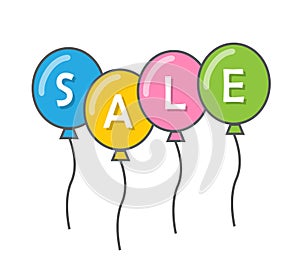 Balloons and the beginning of the sale