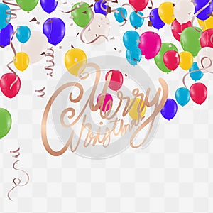 Balloons colorful Celebration Defocused macro effect. Templates for placards, banners. New Year, Decoration, Hipster Seasonal Sale