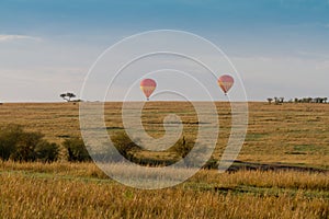 Balloons over the masai mara