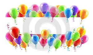 Balloons Party Banner