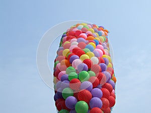 Balloons in the sky photo