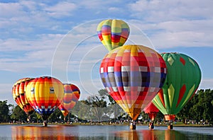 Balloons on the water