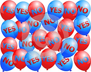 Balloons Yes No