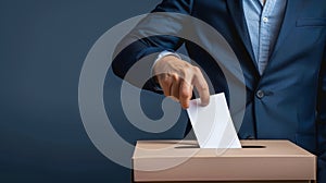 The ballot in the box.AI generated image