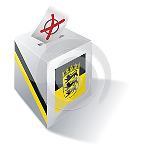 Ballot box Baden-WÃ¼rttemberg